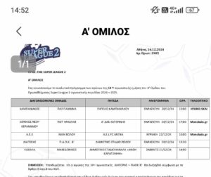 Η μέρα, η ώρα και το κανάλι του αγώνα Καμπανιακός – ΠΑΣ Γιάννινα